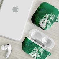 New Zealand Matariki AirPods Case Maori Manaia Galaxy Silver Fern Green Color