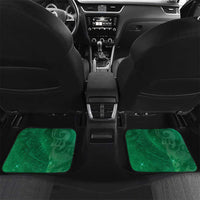 New Zealand Matariki Car Mats Maori Manaia Galaxy Silver Fern Green Color