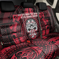 New Zealand Maori Language Week Back Car Seat Cover Te Wiki O Te Reo Maori Hei Tiki LT22 - Polynesian Pride