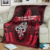New Zealand Maori Language Week Blanket Te Wiki O Te Reo Maori Hei Tiki LT22 - Polynesian Pride