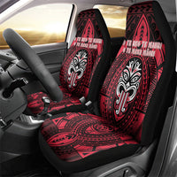 New Zealand Maori Language Week Car Seat Cover Te Wiki O Te Reo Maori Hei Tiki LT22 - Polynesian Pride