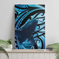New Zealand Matariki Canvas Wall Art Maori Humpback Whale Galaxy