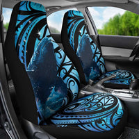 New Zealand Matariki Car Seat Cover Maori Humpback Whale Galaxy