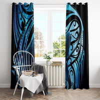 New Zealand Matariki Window Curtain Maori Humpback Whale Galaxy