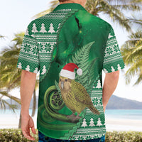 New Zealand Kakapo Christmas In July Hawaiian Shirt Silver Fern Santa Xmas Green Color LT22 - Polynesian Pride