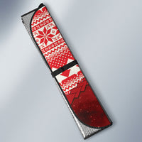 New Zealand Kakapo Christmas In July Auto Sun Shade Silver Fern Santa Xmas Red Color