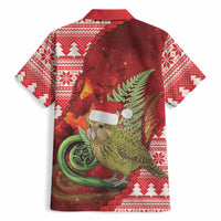 New Zealand Kakapo Christmas In July Hawaiian Shirt Silver Fern Santa Xmas Red Color LT22 - Polynesian Pride