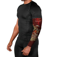 New Zealand Kaka Bird Personalised Arm Sleeves Pohutukawa Matariki Maori Pattern