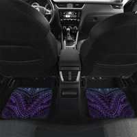 Personalised New Zealand Suicide Prevention Month Car Mats Maori Mauri Tu Mauri Ora Polynesian Pattern LT22 Set 2pcs - Back Teal - Polynesian Pride