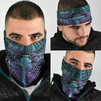 New Zealand Suicide Prevention Month Neck Gaiter Maori Mauri Tu Mauri Ora Polynesian Pattern LT22 - Polynesian Pride