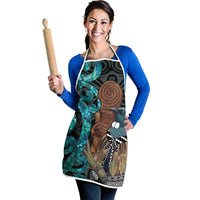 New Zealand Tui Bird Wahaika Apron Maori Weapon Paua Shell Koru Pattern LT22 - Polynesian Pride