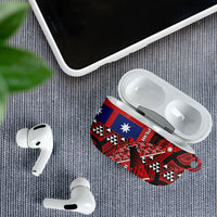 Aotearoa Iwi Ngapuhi AirPods Case Tuhoronuku Kite United Tribes Flag Maori Pattern LT22 - Polynesian Pride