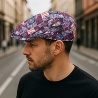 Manuia le Kerisimasi American Samoa Jeff Hat Pacific Patchwork Xmas Vibes - Polynesian Pride