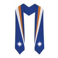 Marshall Islands Graduation Stole Flag Style