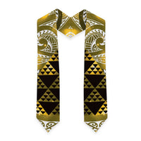 Matariki New Zealand Graduation Stole NZ Niho Taniwha Maori New Year Yellow Galaxy