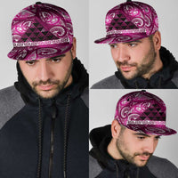 Matariki New Zealand Snapback Cap NZ Niho Taniwha Maori New Year Pink Galaxy