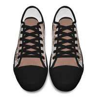 Mocha Mousse Aloha Hawaii Low Top Shoes Monstera Hibiscus Plumeria Seamless Vibes - Polynesian Pride