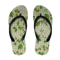 Mokihana Maile Ilima Leis Paniolo Palaka Flip Flops Hawaiian Omaomo Ala Spirit - Polynesian Pride