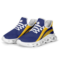 Nauru Clunky Sneakers Flag-Inspired Curve Style