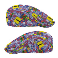 New Caledonia Joyeux Noel Jeff Hat Pacific Patchwork Xmas Vibes - Polynesian Pride