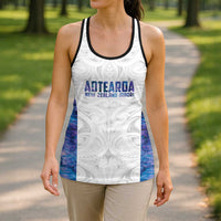 New Zealand Aotearoa Hollow Tank Top Purple Maori Papua Shell Indigenous - Polynesian Pride