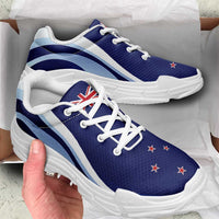 New Zealand Chunky Sneakers Flag-Inspired Curve Style