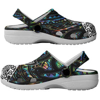New Zealand Clogs Shoes Maori Rugby Tattoo Papua Shell - Polynesian Pride