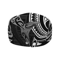 New Zealand Hammerhead Shark Jeff Hat Maori Haehae Mangopare Black - Polynesian Pride