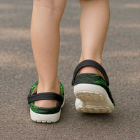 New Zealand Rugby All Green Clogs Shoes Silver Fern All Black Mix Ta Moko