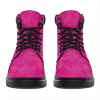 New Zealand Silver Fern Rugby All Season Boots Go Aotearoa World Cup Pink Version - Polynesian Pride