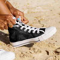 New Zealand Silver Fern Rugby High Top Shoes Go Aotearoa World Cup - Polynesian Pride