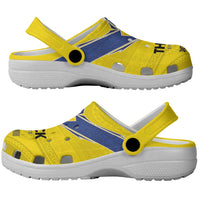 Niue Rugby Clogs Shoes Six Eight Three to The World - Hiapo Tribal Motif
