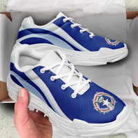 Northern Mariana Islands Chunky Sneakers Flag-Inspired Curve Style