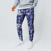 Northern Mariana Islands Magof Nochebuena Jogger Pants Pacific Patchwork Xmas Vibes - Polynesian Pride