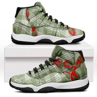 Omaomao Aloha Hawaii Sneakers J11 Rosebud Lei With Palaka Motif - Polynesian Pride