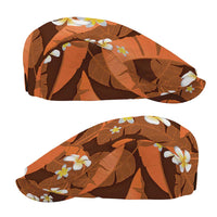Orange Banana Leaf Hawaii Jeff Hat Lau Maia Plumeria Tropical Summer Vibes