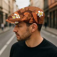 Orange Banana Leaf Hawaii Jeff Hat Lau Maia Plumeria Tropical Summer Vibes