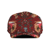 Oxblood Bird of Batik Papua Jeff Hat Exotic Natural Wealth of Papua - Polynesian Pride