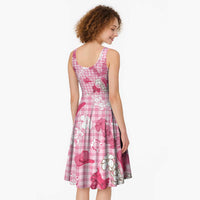 Paniolo Palaka Hawaiian Cowgirl Midi Dress - Polynesian Pride