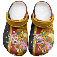 Papua New Guinea Clogs Shoes Birds-of-Paradise Melanesian Tattoos Tropical Plants LT03 Multicolor - Polynesian Pride