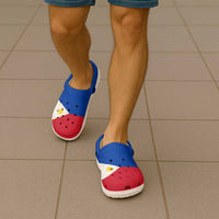 Philippines Clogs Shoes Heritage Palette Flag-Inspired - Polynesian Pride