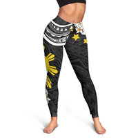 Philippines Tribal Leggings Mix Plumeria