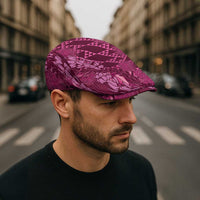 Pink Aloha Hawaii Jeff Hat Hawaiian Kakau Ohia Lehua Lei - Polynesian Pride