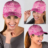 Pink Gradient Polynesia Classic Cap Hawaiian Tribal Hammerhead Shark Tattoo LT14