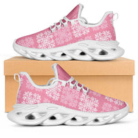 Pink Palaka Quilt Hawaii Clunky Sneakers Traditional Hawaii-plaid Pattern - Polynesian Pride