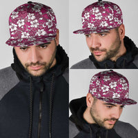 Piqi Bula Fiji Snapback Cap Fijian Tapa Seamless Hibiscus - Polynesian Pride