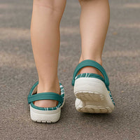 Plumeria With Teal Polynesian Tattoo Pattern Clogs Shoes - Polynesian Pride