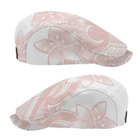 Polynesian Tribal Plumeria Lotu Tamaiti Jeff Hat Pastel Blush - Polynesian Pride