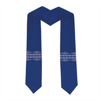Queen Salote College 100 Years Anniversary Custom Graduation Stole Tonga QSC Royal Blue