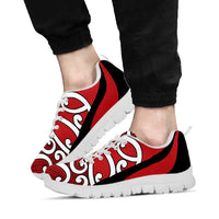 Red Maori Koru New Zealand Sneakers